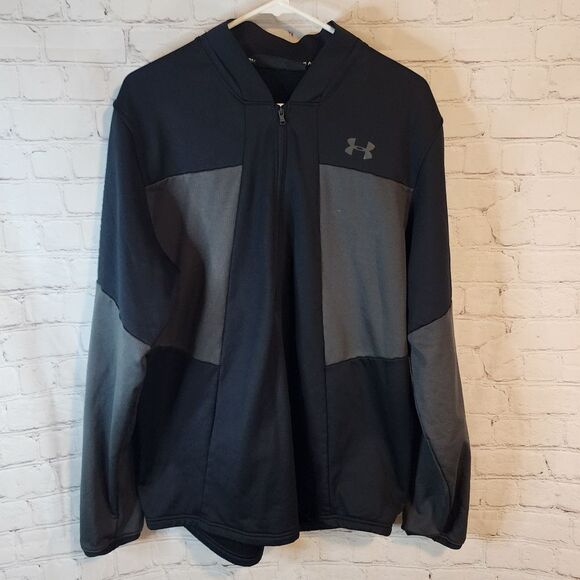 Men's Under Armour Coldgear "loose" zip-up sweater, size XL - Picture 1 of 4